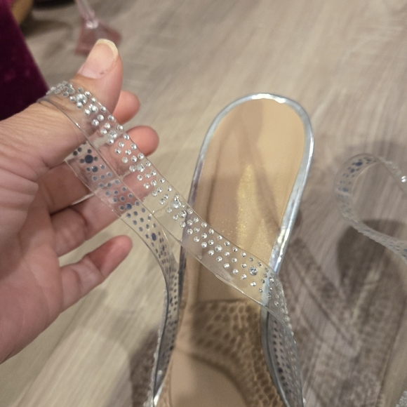 Chase And Chloe Gypsy Crystal Embellished Slingback Sandal (Women) Sz 9 - Picture 4 of 13